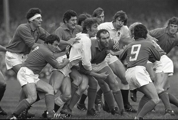 England take on France in the 1975 Five Nations