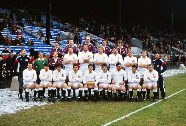 England team that faced Scotland in the 1986 Five Nations