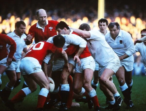 English and Welsh forwards - 1988 Five Nations
