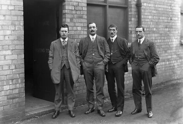 Football - Players from the four Home Nations, 1913 / 14
