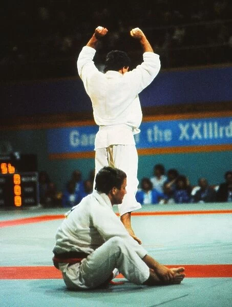 Frank Wieneke defeats Neil Adams - 1984 Los Angeles Olympics