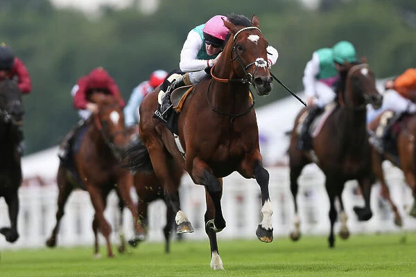 Frankel on the way to winning the Queen Anne Stakes