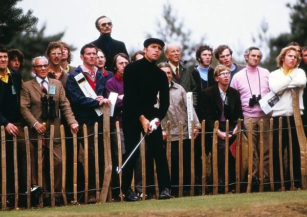 Gary Player tees off during the 1972 World Match Play Championship