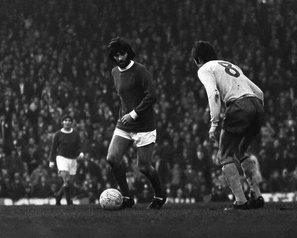 George Best of Man Utd versus Arsenal 1970