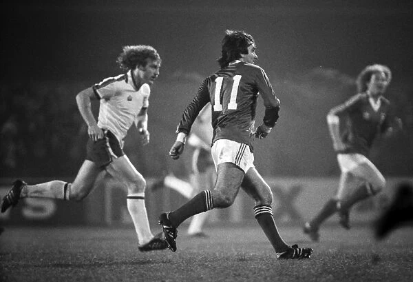 George Best plays for Ipswich during Bobby Robsons 10-year Testimonial