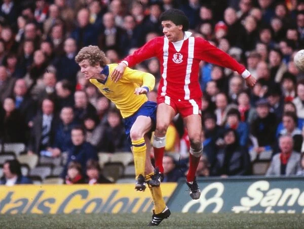 Graham Rix and Bobby Fisher clash during the 1978 FA Cup semi-final