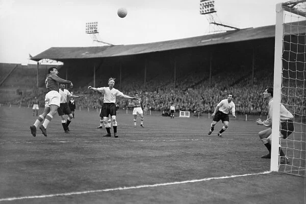 Great Britain face Bulgaria at Wembley in a 1956 Olympic football qualifier