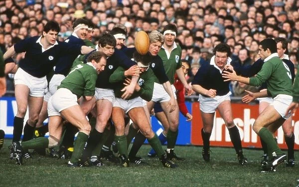 Ireland and Scotland clash - 1986 Five Nations