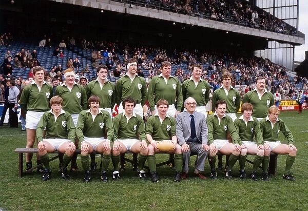 The Ireland team that defeated England in the 1983 Five Nations