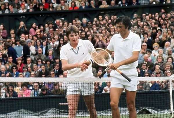 Jimmy Connors and Ille Nastase - 1972 Wimbledon Championships