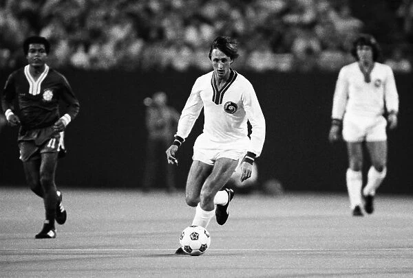 Johan Cruyff plays for the New York Cosmos in 1978
