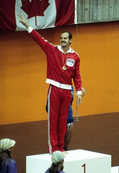 John Naber at the 1976 Montreal Olympics