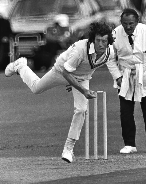 John Snow - Sussex. Cricket - 1974 Benson and Hedges Cup - South Group