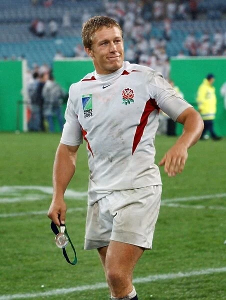 Jonny Wilkinson with his World Cup winners medal
