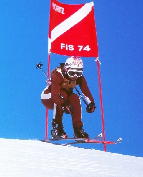 Julie Molyneux - 1973 FIS World Cup - St. Moritz