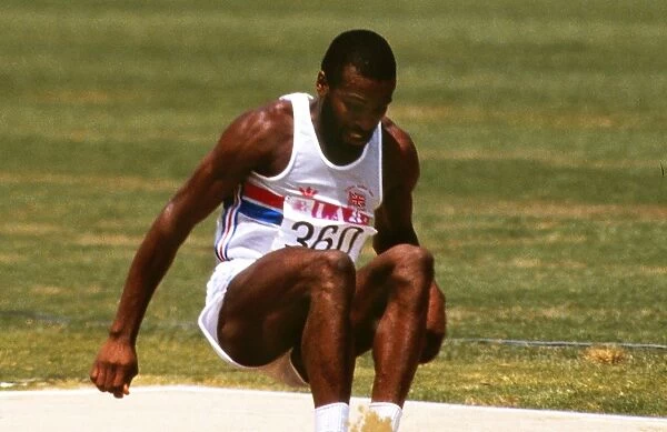 Keith Connor at the 1984 Los Angeles Olympics