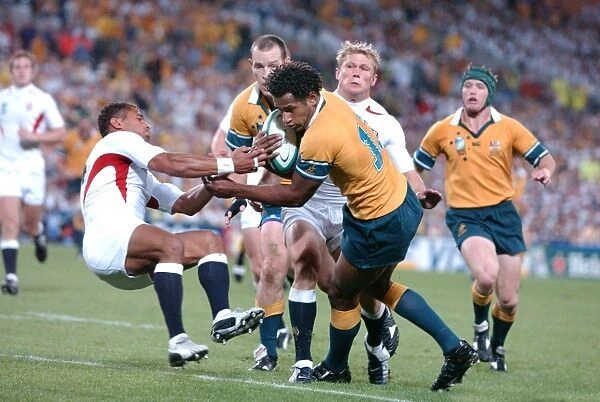 Lote Tuqiri scores in the 2003 World Cup Final