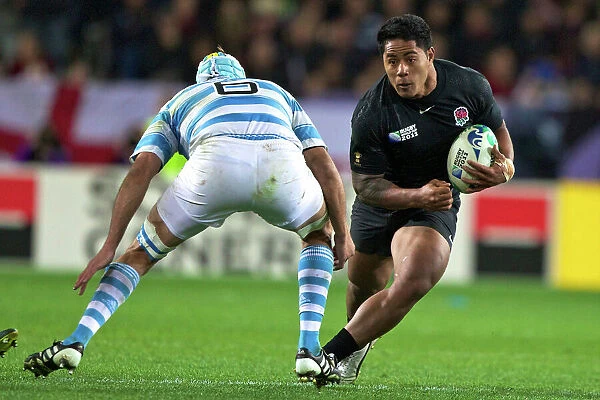 Manu Tuilagi. Rugby Union - The 2011 Rugby World Cup - England v Argentina