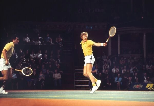 Mark Cox and Roger Taylor - 1975 Rothmans Tennis Tournament