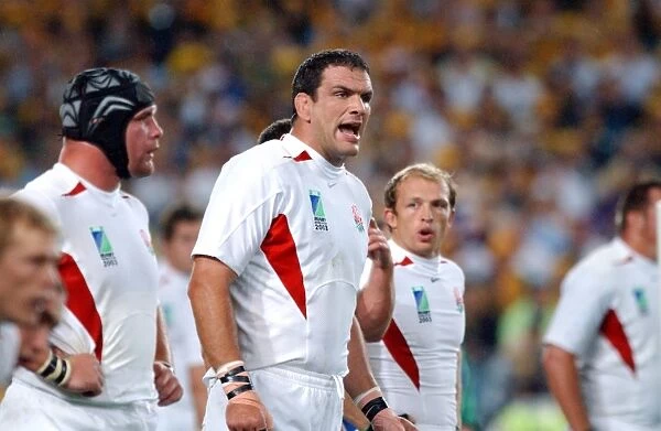 Martin Johnson during the 2003 World Cup Final