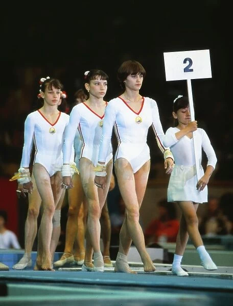 Poster Print Of Nadia Comaneci At The Moscow Olympics Photos