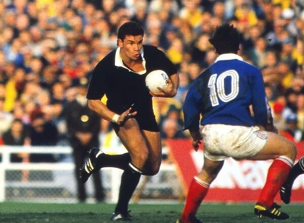 New Zealands Michael Jones during the 1987 RWC Final