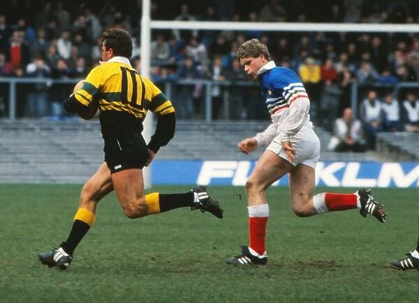 Overseas Unions takes on a Five Nations side in 1986