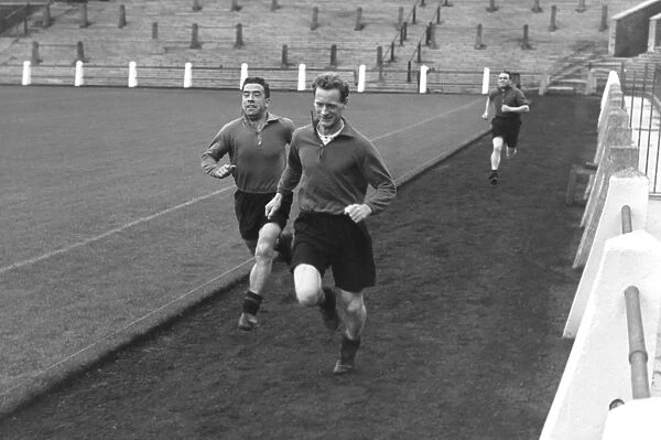 PNEs Tom Finney and Willie Cunningham