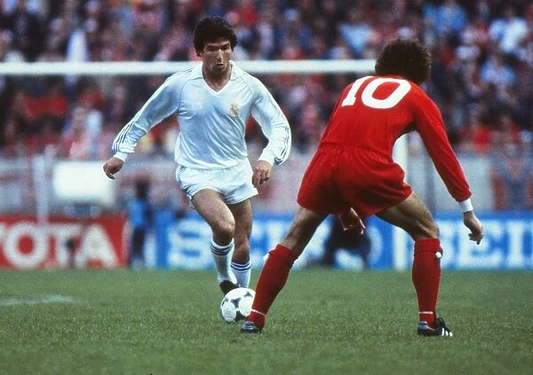 Real Madrids Santillana - 1981 European Cup Final