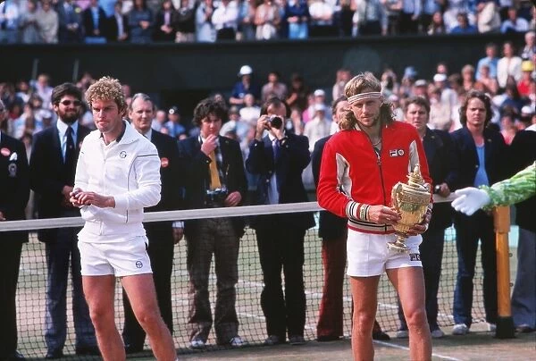 Roscoe Tanner and Bjorn Borg - 1979 Wimbledon Championships