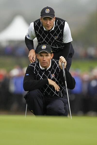Ross Fisher and Padraig Harrington - 2010 Ryder Cup