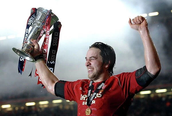 Ryan Jones - Wales. Rugby Union - 2008 Six Nations Championship - Wales 29 France 12