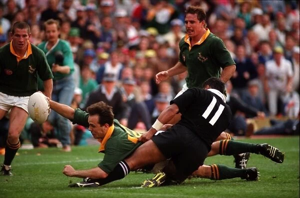 SA 24 NZ 27. Rugby Union - 1992 All Black Tour of South Africa - South