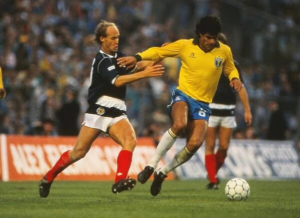 Scotland 0 Brazil 2. Football - 1987 Rous Cup - Scotland 0 Brazil 2