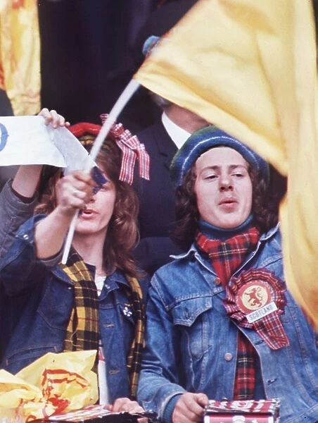 Scotland fans at Wembley - 1973 British Home Championship