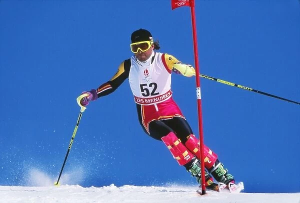 Sean Langmuir - 1992 Albertville Winter Olympics - Mens Slalom