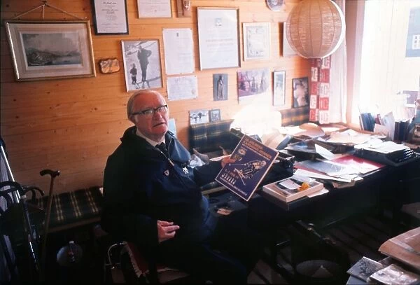 Sir Arnold Lunn. Skiing - 1971. Sir Arnold Henry Moore Lunn, pictured at the age of 83.