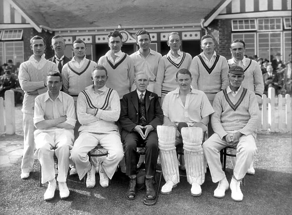 Smethwich C.C. 1935. Cricket - Smethwick Cricket Club Team Group, 1935