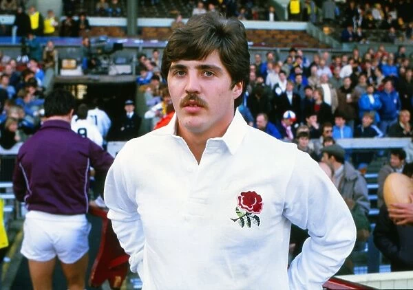 Stuart Barnes on his debut for England in 1984