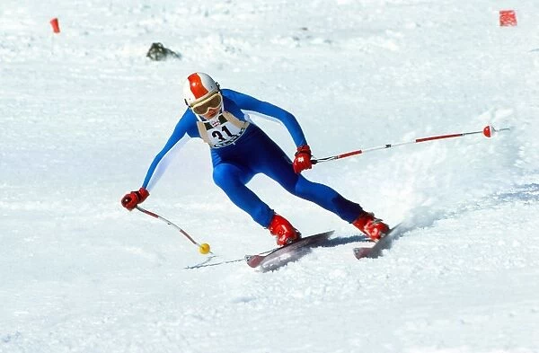 Theresa Wallis- 1976 Innsbruck Winter Olympics - Womens Downhill