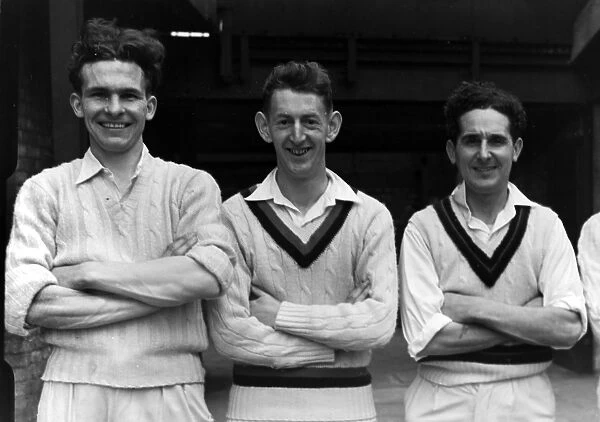 Tommy Greenhough, G. Blight, Alan Wilson - Lancashire C.C.C