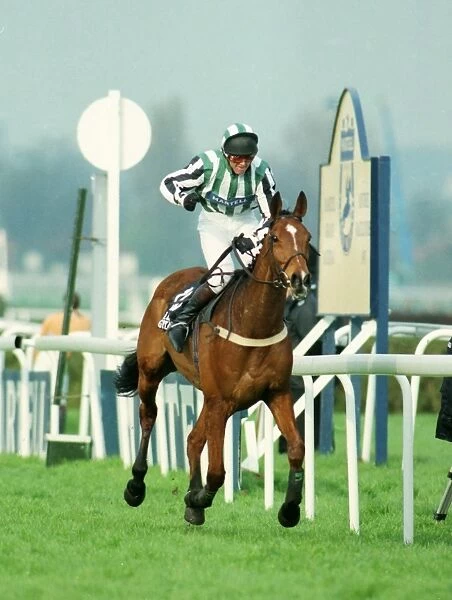 Tony Dobbin wins the 1997 Grand National on Lord Gyllene