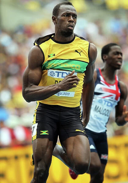 Usain Bolt. Athletics - World Championships 2011 - Daegu - Day Seven