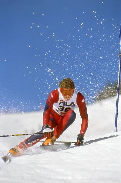 USAs Alexander Williams at Crans-Montana during the 1987 World Championships