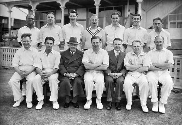 Warwickshire C.C.C. 1950 - J. Ords Benefit Team Group