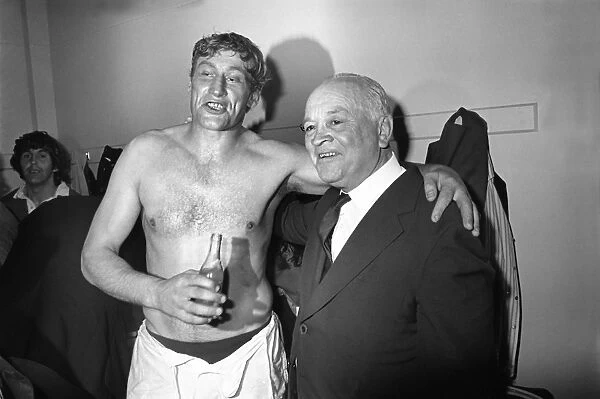 Willie John McBride and Danie Craven after the Third Test of the 1974 British Lions Tour