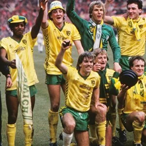 English football Metal Print Collection: 1985 League Cup Final - Norwich City 1 Sunderland 0