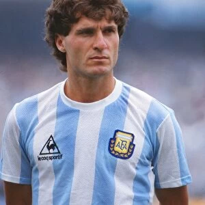 Argentinas Oscar Ruggeri at the 1986 World Cup