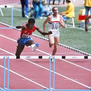 Ed Moses at the 1976 Montreal Olympics