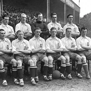 The England team that faced Scotland in the 1922 British Home Championship